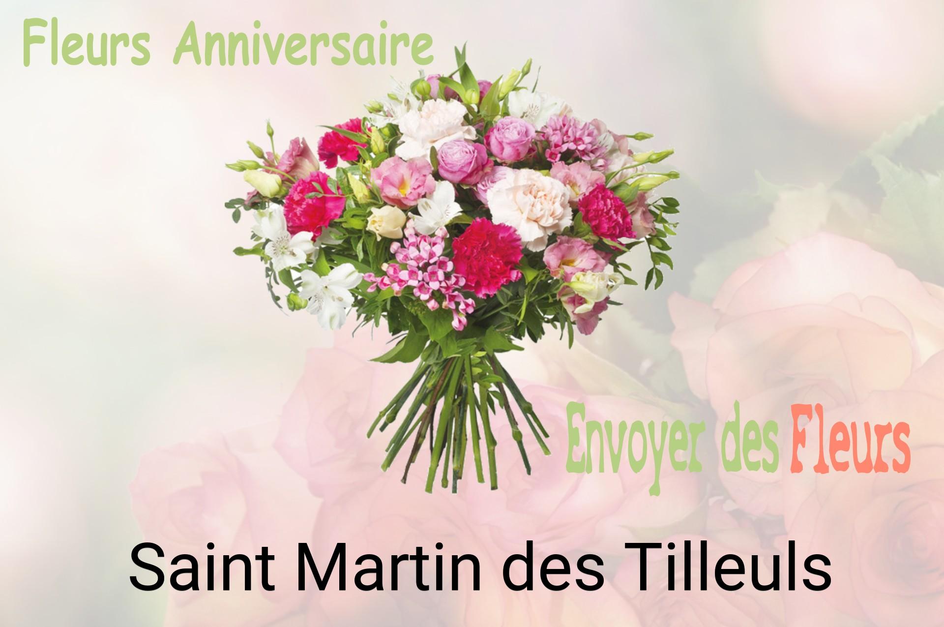 Bouquet de fleurs d’anniversaire livré à Saint-Martin-des-Tilleuls