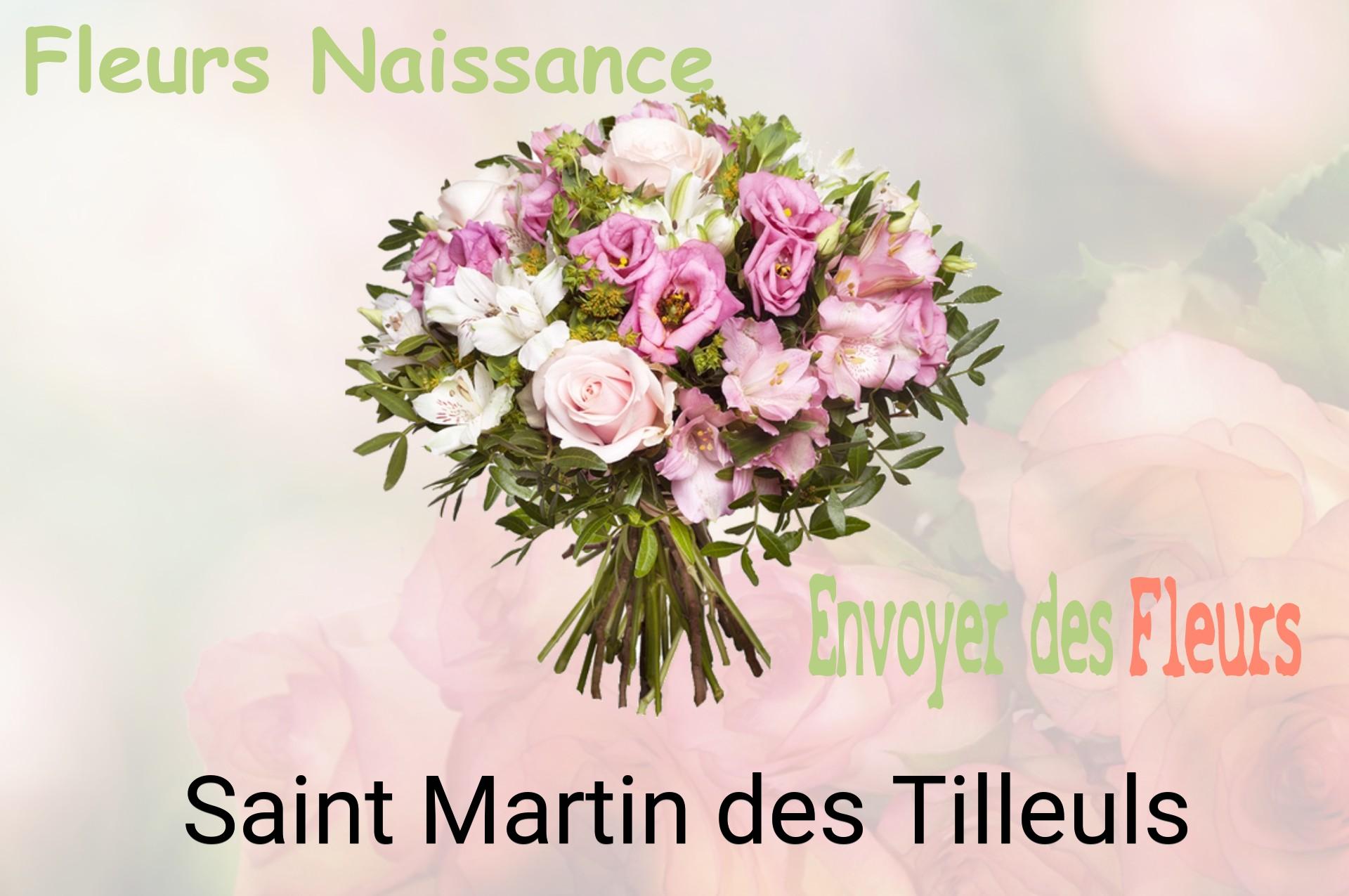 Bouquet de fleurs de naissance livré à Saint-Martin-des-Tilleuls